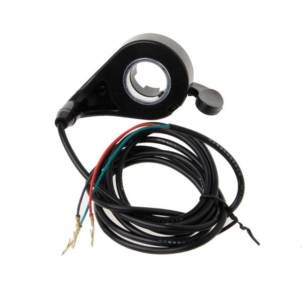 

24v 36v 48v motorcycle 7/8 handlebar black thumb throttle electric bike scooter