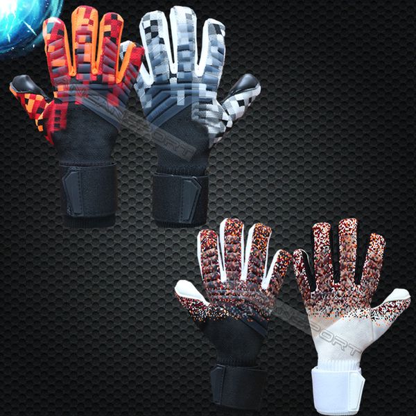 

2018 профессиональный полный латекс взрослых вратарь перчатки футбол Футбольные п