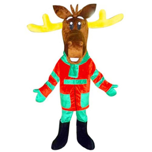 2018 traje da mascote venda Fábrica quente Festival rena Moose Elk Fancy Dress Celebratio