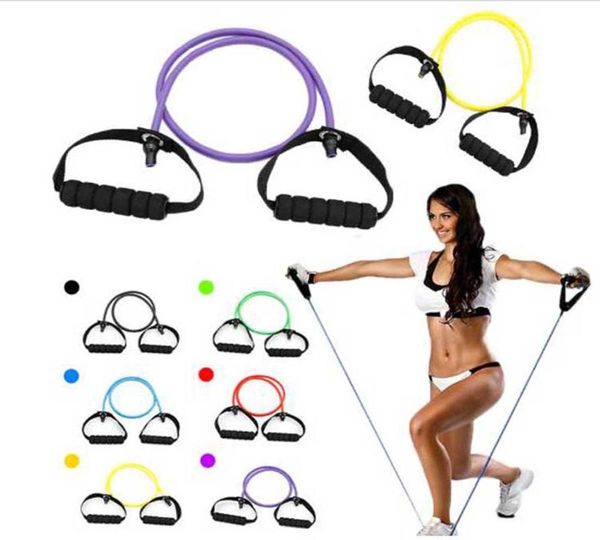 

11pcs resistance bands set yoga exercise fitness band rubber loop tube bands gym pilates home body training workout supplies