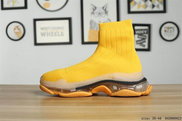 

2019 luxury designer mens shoes aaa luxury mens shoes men shoe big high-end sock and shoe high elastic knitted cotton fabric with letter hot, Black