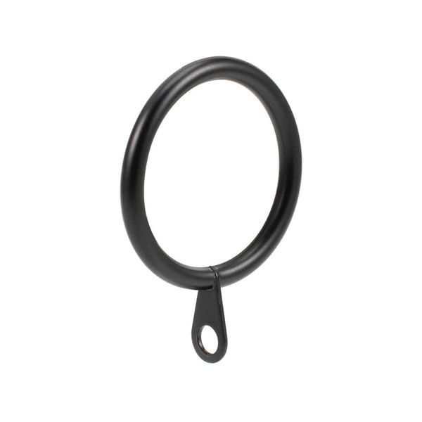

uxcell 7pcs curtain rings metal 32mm inner dia drapery ring for curtain rods black for holding curtains and window curtains