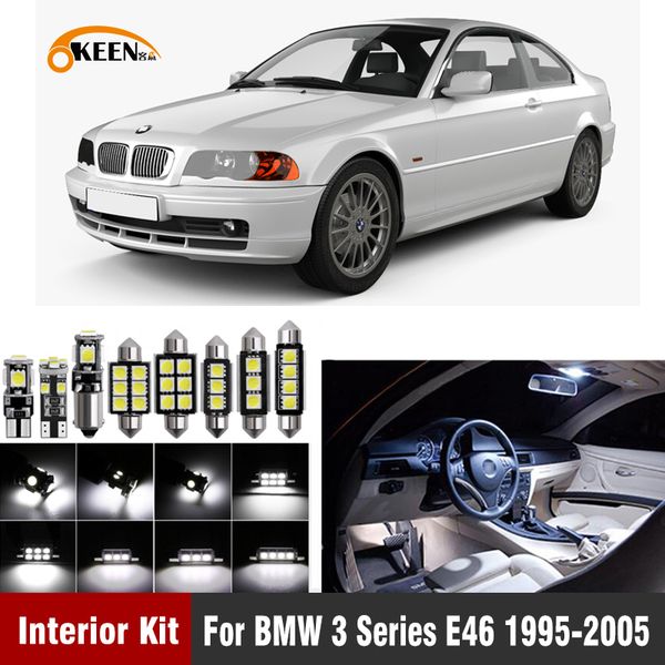 

13pcs canbus led bulb interior lighting light kit for 3 series e46 sedan coupe 323is 325i 325xi 328i 330i 330xi 325ci 323ci