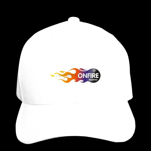 

men baseball cap on fire booking logo snapback cap women hat peaked, Black;white