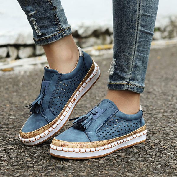 

sneakers women shoes slip on hollow out women's flats ladies loafers casual woman vulcanized shoes sewing female fashion, Black