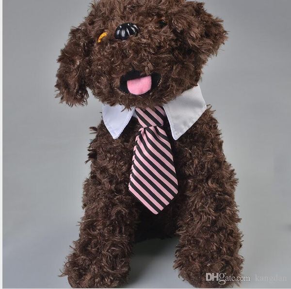 

20 style new pet dog cat collar neckties stripe design puppy dog clothes neck tie baby kids bow ties