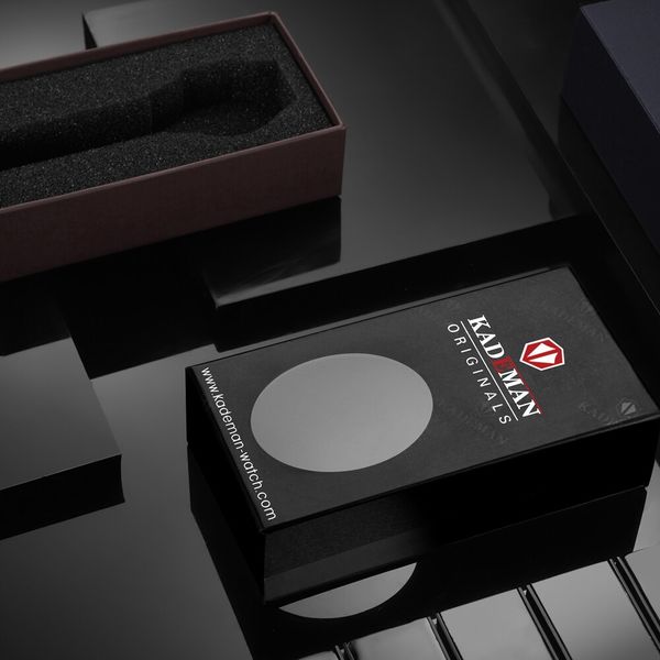 

kademan подарка бумаги оригинал часы box, Black;blue