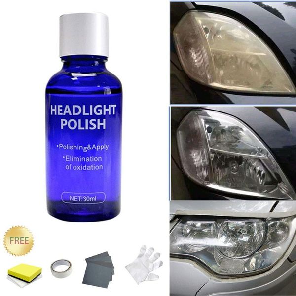 

30ml car headlight repair coating solution repair kit oxidation rearview coating headlight polishing anti-scratch liquid polish