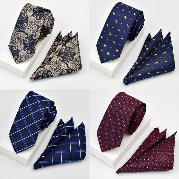 

neck ties gusleson quality tie set for men hanky sets dot striped neckties hombre 6 cm gravata slim wedding social party, Blue;purple