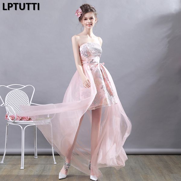 

lptutti embroidery new for women elegant date ceremony party prom gown formal gala events luxury long evening dresses, White;black