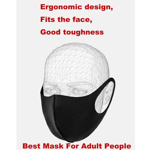 

face mask anti dust face mouth cover pm2.5 mask respirator dustproof anti-bacterial washable reusable sponge masks tools masks by dhl free