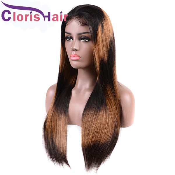 Highlight Honey Blonde Braided Lace Front Wigs For Black Women