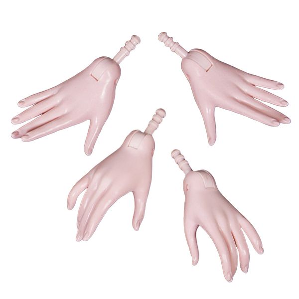 

2 пары 1/3 кукла руки набор diy изготовление кукол аксессуар розовый белый кожа