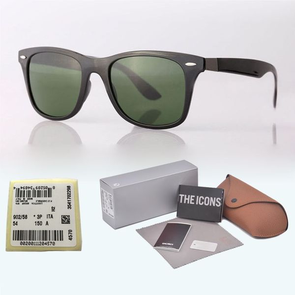 

Brand Designer (glass lens) Sunglasses Men Women Metal hinge Fashion Vintage UV400 Mirror Retro Sun Glasses Eyewear with free box and cases