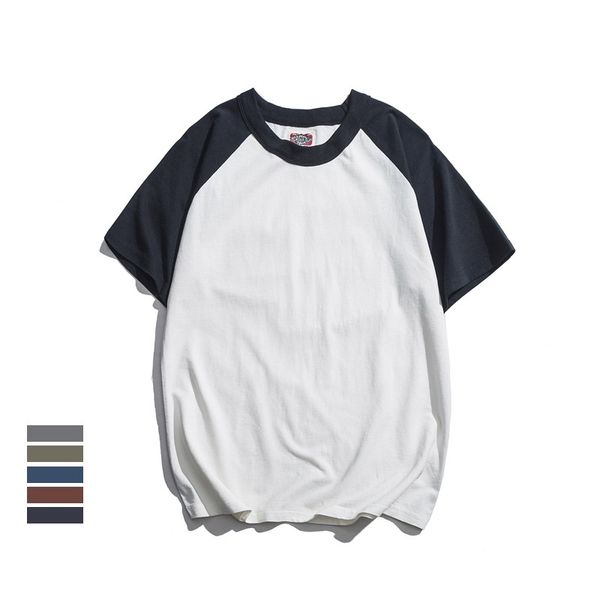 

dropshipping men's t-shirts new arrivals summer mens raglan sleeve classic t-shirt cotton vintage basic o-neck tees male, White;black