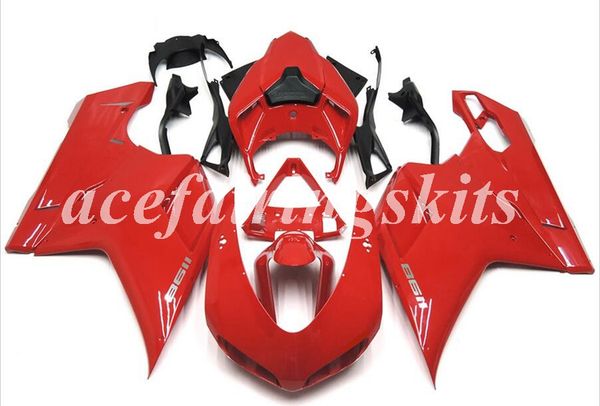 

4 gifts new abs full fairings kit fit for ducati 848 1098 1198 1098s 1098r evo 2007 2008 2009 2010 2011 2012 custom red