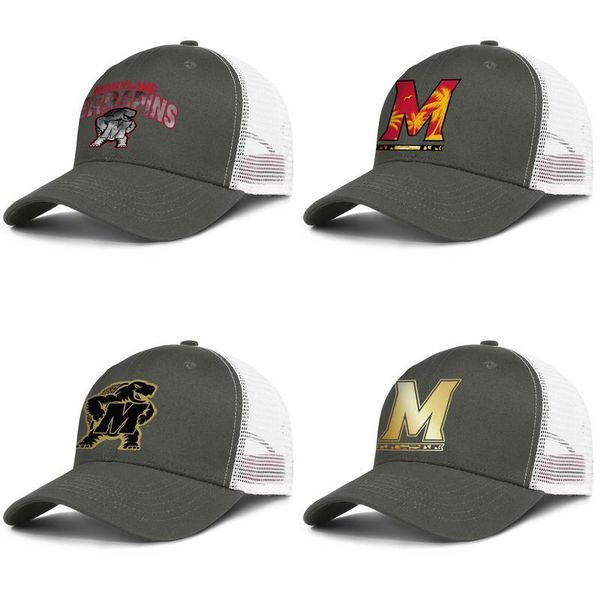 

maryland terrapins basketball gold logo army-green mens and womens trucker cap baseball design designer blank mesh hats coconut tree, Blue;gray