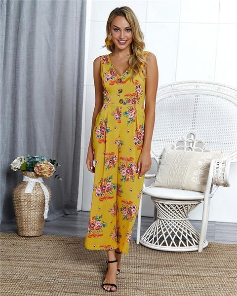 

новый дизайнер флора печати breif одежда мода комбинезон мода v шеи назад выдалбливают пояса дамы комбинезон, Black;white