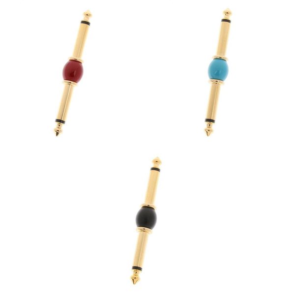 

3pieces 6.35mm 1/4" inch male to male audio aadpter