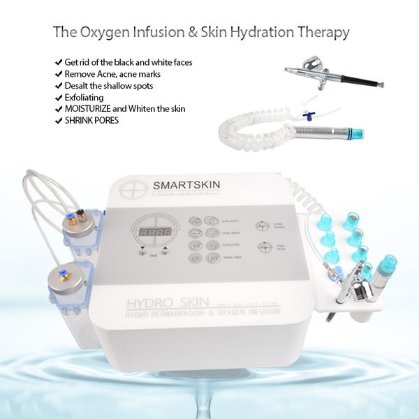 

2020 portable hydrofacial water peeling hydro microdermabrasion machine skin rejuvenation face lifting beauty spa home use