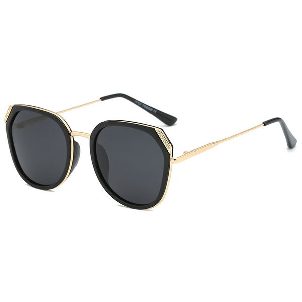 

new brand designer sunglasses cat ears sunglasses women's polarized sunglasses fashion mirror glasses uv women's glasses fashion g, White;black
