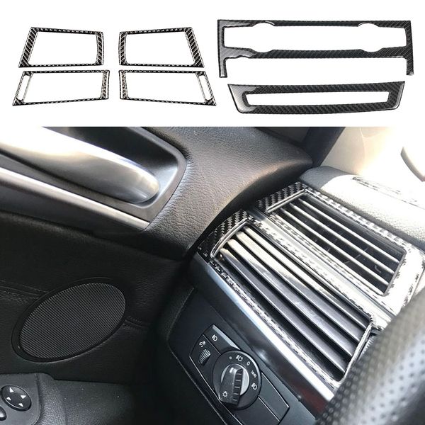 

carbon fiber control panel side vent frame cover for bmw e70 e71 x5 x6 08-13