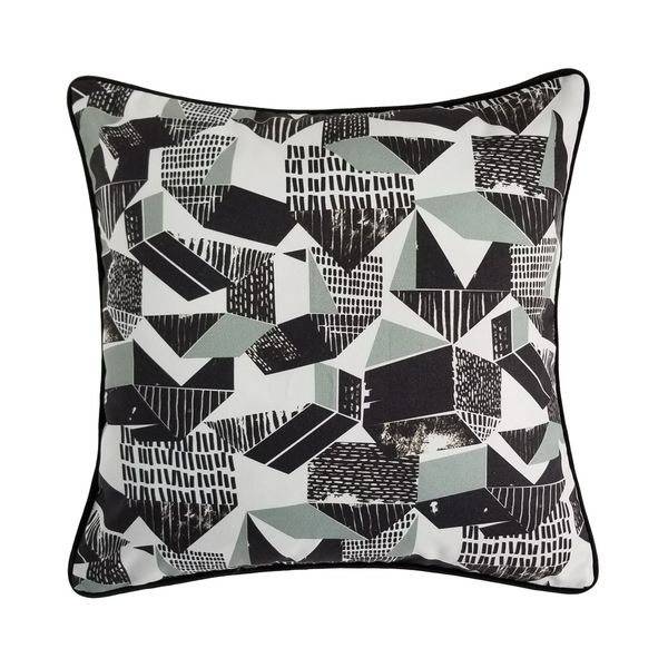 

hinyeatex fashion interior black gold gray geometry modern home sofa chair designer cushion cover decorative pillow case 45 x 45 cm 2 colors
