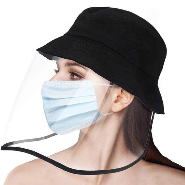 

bucket hat full-face protective cap anti-fog anti-saliva windproof dustproof baseball cap