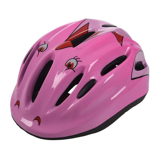 

sliding skateboard helmet children cycling helmet bicycle color: pink