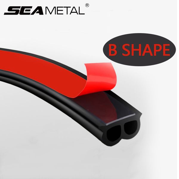 

car door seal strips sticker b shape weatherstrip rubber seal noise insulation for cars sealing soundproofing car door protector