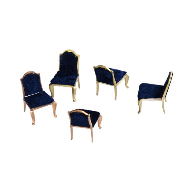 

1:25 dollhouse dining chair miniature dining room furniture decor toy