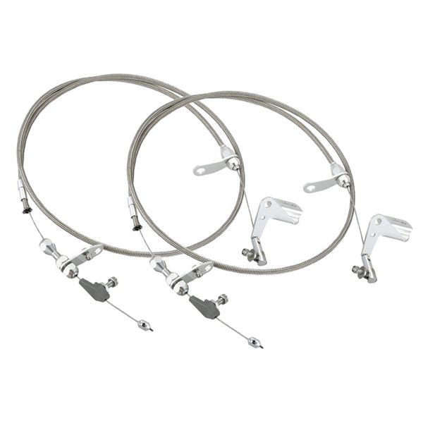 

2pcs throttle cable, long inner accelerator cord for chrysler dodge 727 transmission - stainless steel