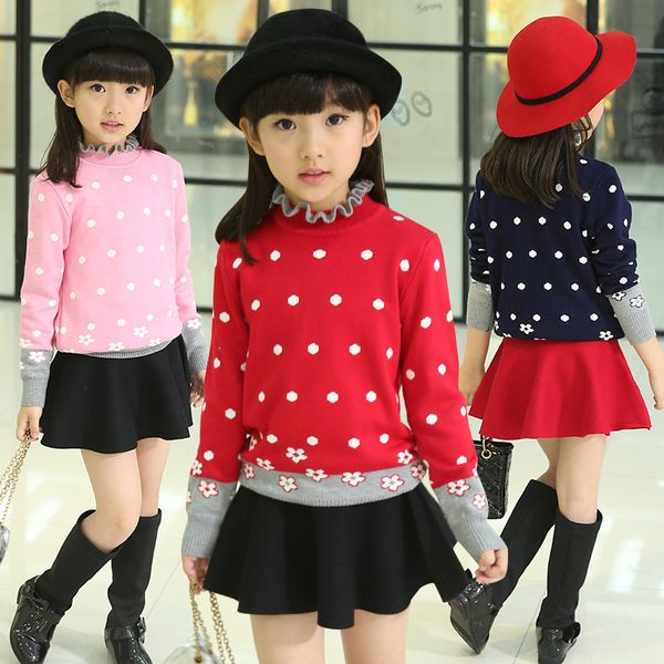 

baby girl sweater autumn and winter 2020 new children's sweater pullover shirt korean version of the tide kids o-neck, Blue