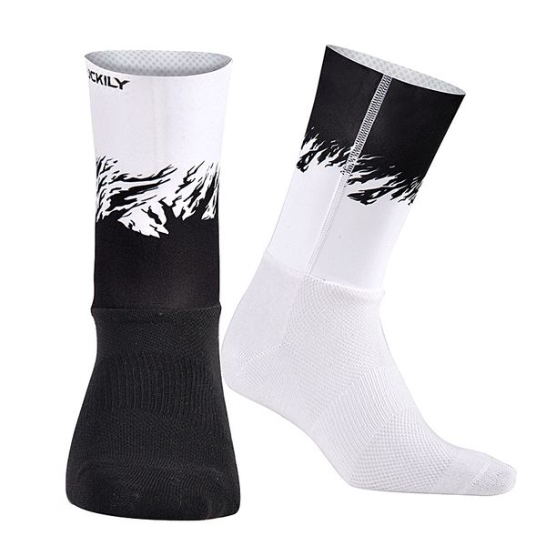 

1 pair autumn winter sport breathable warm stockings snow bicycle cycling, Black