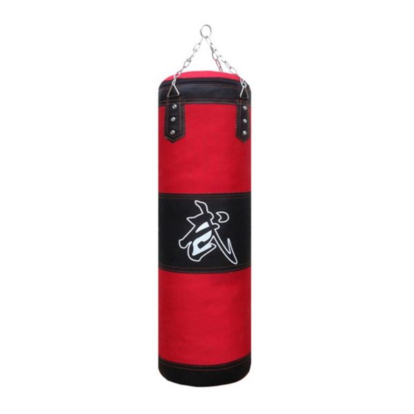 

60cm/80cm/100cm/120cm empty boxing sand bag hanging kick sandbag boxing training fight karate sandbag setwith gloves wrist guard