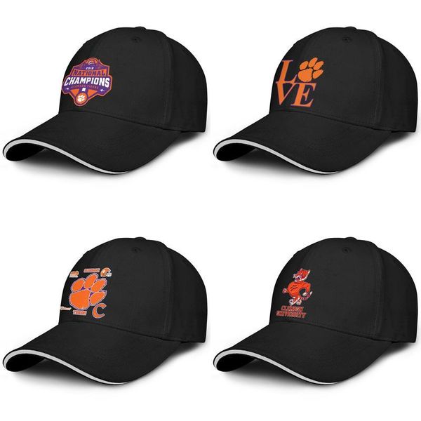 

clemson tigers college football playoff 2018 national champions black for men and women trucker cap cool designer custom sports fitted, Blue;gray