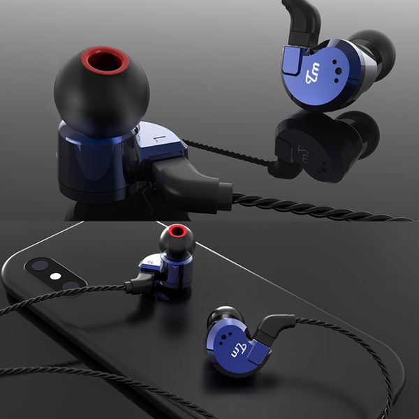 

TRN V80 2BA+2DD Hybrid Metal In Ear Earphone HIFI DJ Monito Running Sport Earphone Earplug Headset Detachable Cable AS10\T2\V30 DHL 10pcs