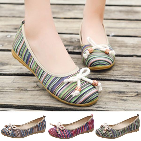 

zapatos mujer 2019 oxford shoes for schuhe women's bow low-national style single shoes lightweight wedges lazy #4gh, Black