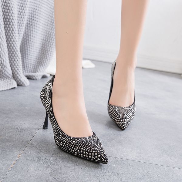 Acquista Fascinating2019 Elegante Tacco Alto Con Bocca Bassa Sharp Abito Da Damigella D'onore Sposa Scarpe Da Sposa Argento Scarpe Da Donna Single A $87.14 Dal Angeldreams | DHgate.Com