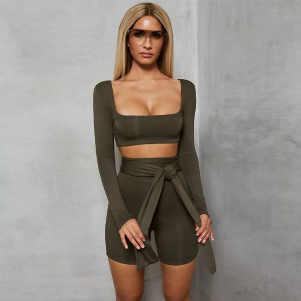 

2 pcs set women's yoga suit fitness lacing clothing sportswear for female workout sports clothes athletic running yoga suit sets