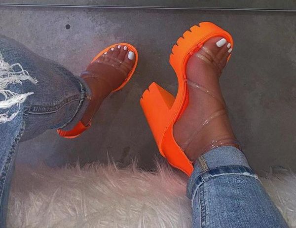 

women's sandals 2020 summer new women's shoes fashion waterproof platform high-heeled sandals women, Black