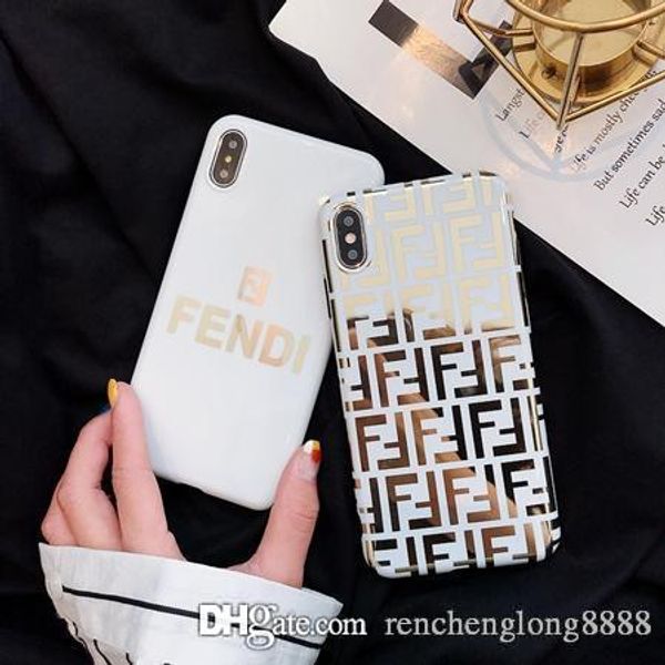 

стильный роскошный дизайн телефон чехол для iphone xsmax xr xs x 8 8plus 7 7plus задней крышки телефона случай позолоченного 05