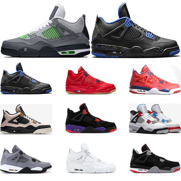 

горячие ботинки баскетбола 4s неро фиба что прохладный серый разводят silt red pure money wings 4 мужские спортивные кроссовки traienrs разм