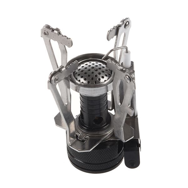 

ultralight backpacking canister camp stove burner with piezo ignition 3.9oz stoves