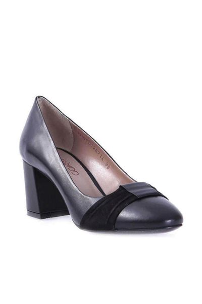 

derimod genuine leather black women 's high-heeled shoes