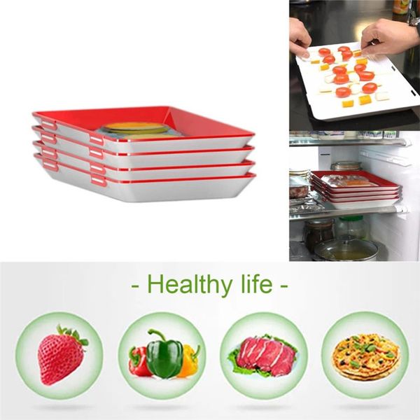 

new creative healthy fresh food preservation tray storage container kitchen tools
