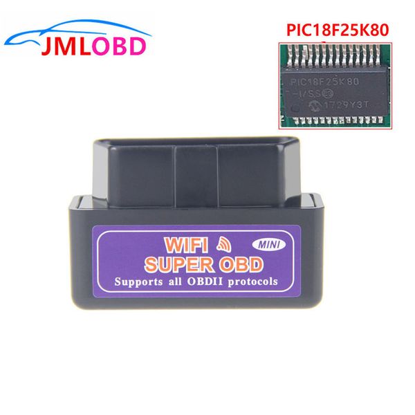 

super mini code reader elm327 wifi function elm 327 v1.5 obdii scan tool check engine obd obd2 diagnostic tool