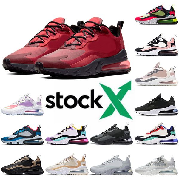 

new arrivals 270 react running shoes for men women red grey amethyst tint travis scotts bauhaus hyper pink travis scotts sneakers trainers