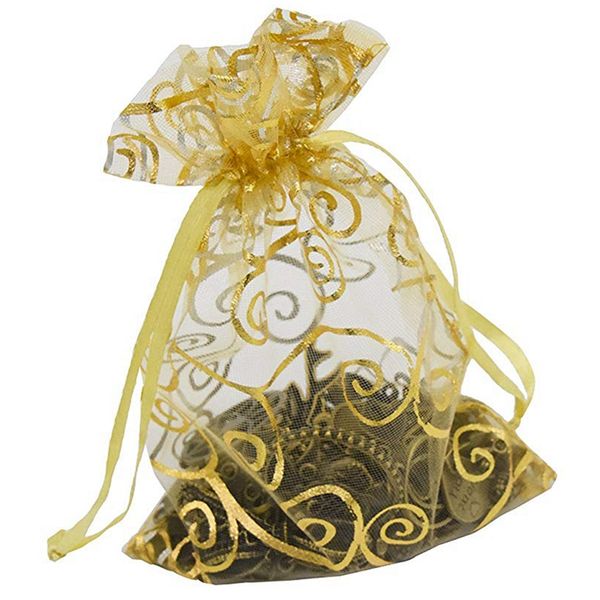 

100pcs organza drawstring candy bag for jewelry gifts candy party wedding candy bags