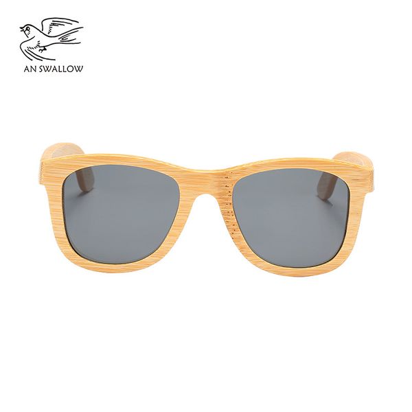 

an swallow real wood polarized uv400 bamboo wooden sunglasses brand with dr y200415, White;black